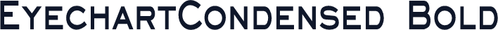 EyechartCondensed Bold