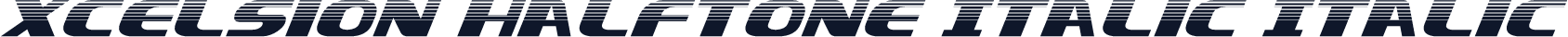 Xcelsion Halftone Italic Italic
