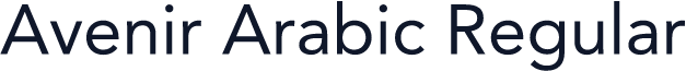 Avenir Arabic Regular