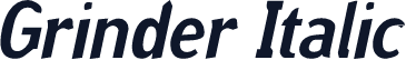 Grinder Italic