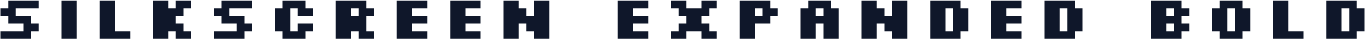 Silkscreen Expanded Bold