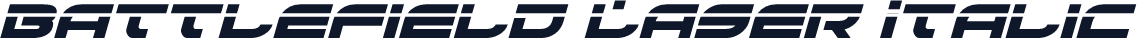 Battlefield Laser Italic
