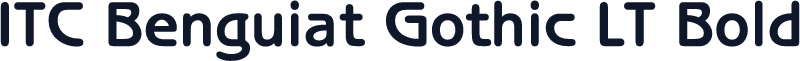 ITC Benguiat Gothic LT Bold