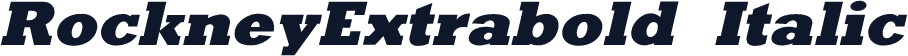RockneyExtrabold Italic