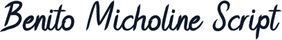 Benito Micholine Script