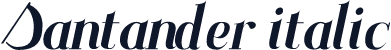 Santander italic