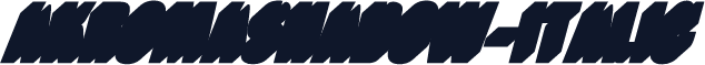 AkromaShadow-Italic