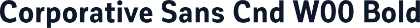 Corporative Sans Cnd W00 Bold