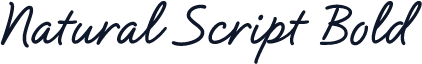 Natural Script Bold