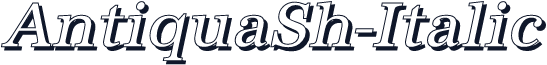 AntiquaSh-Italic