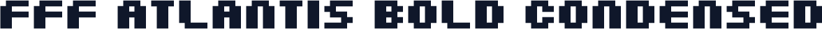 FFF Atlantis Bold Condensed