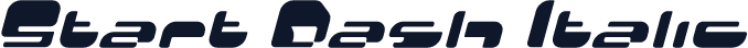 Start Dash Italic