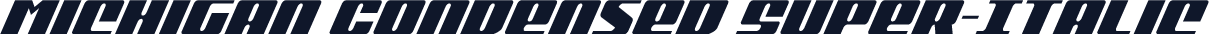 Michigan Condensed Super-Italic