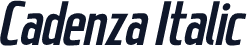 Cadenza Italic