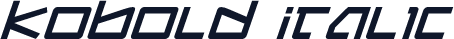 Kobold Italic