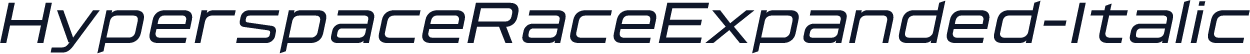 HyperspaceRaceExpanded-Italic