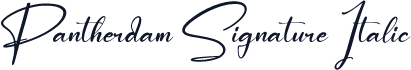 Pantherdam Signature Italic