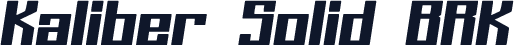 Kaliber Solid BRK