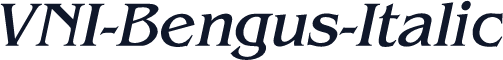VNI-Bengus-Italic