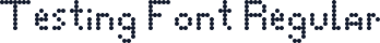 Testing Font Regular