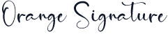 Orange Signature