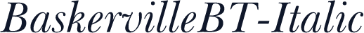 BaskervilleBT-Italic