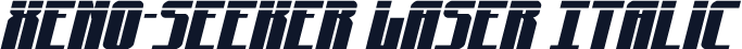 Xeno-Seeker Laser Italic