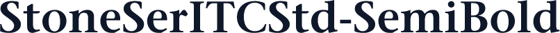 StoneSerITCStd-SemiBold