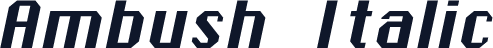 Ambush  Italic