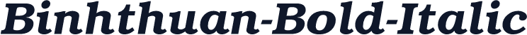 Binhthuan-Bold-Italic