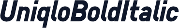 UniqloBoldItalic