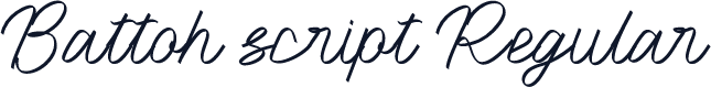 Battoh script Regular