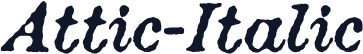 Attic-Italic