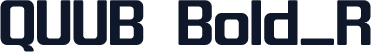 QUUB Bold_R