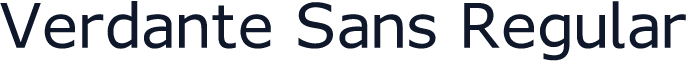 Verdante Sans Regular