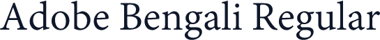 Adobe Bengali Regular