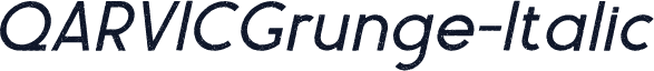 QARVICGrunge-Italic