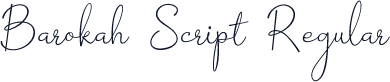 Barokah Script Regular