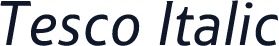 Tesco Italic