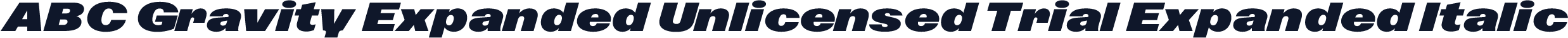 ABC Gravity Expanded Unlicensed Trial Expanded Italic
