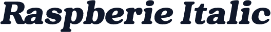 Raspberie Italic