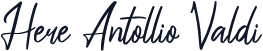 Here Antollio Valdi