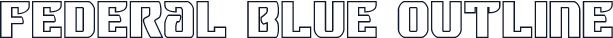 Federal Blue Outline