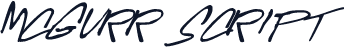 McGurr Script