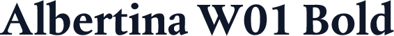 Albertina W01 Bold
