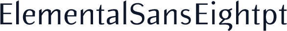ElementalSansEightpt