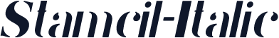 Stamcil-Italic