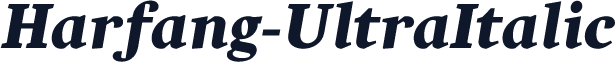 Harfang-UltraItalic
