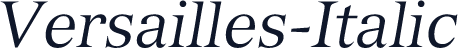Versailles-Italic