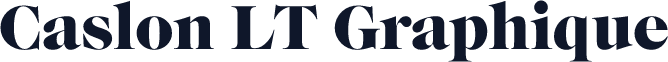 Caslon LT Graphique